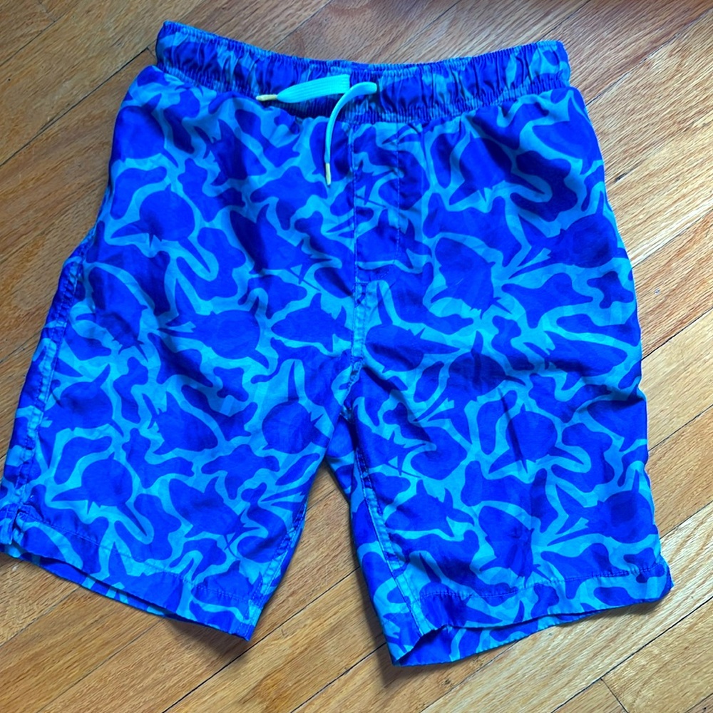 Lands End boys swim trunks. Size. M: 10-12 Excellent condition